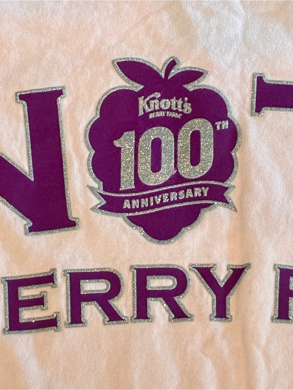 Knott's Berry Farm 100th Anniversary Spirit Jersey in Pink and Purple - Size XL - Picture 11 of 16